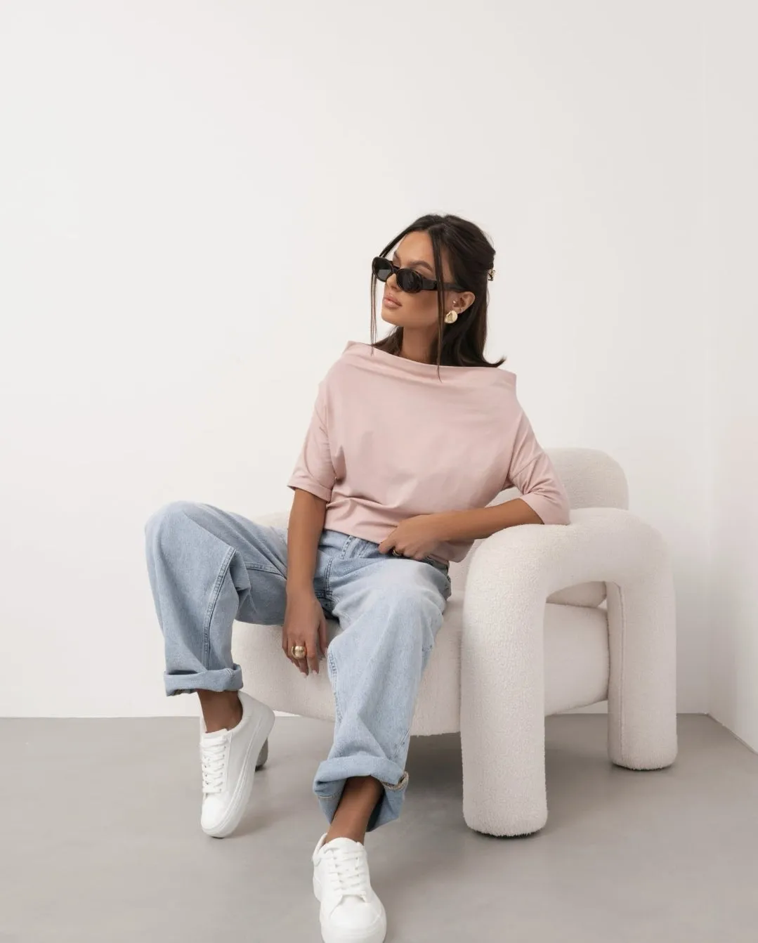 Drop shoulder Top