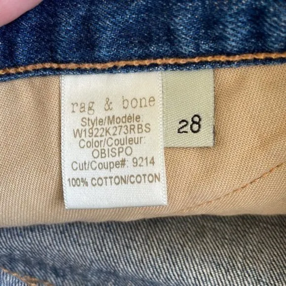 EC Rag &amp; Bone Store Exclusive Denim Shorts - Size 28