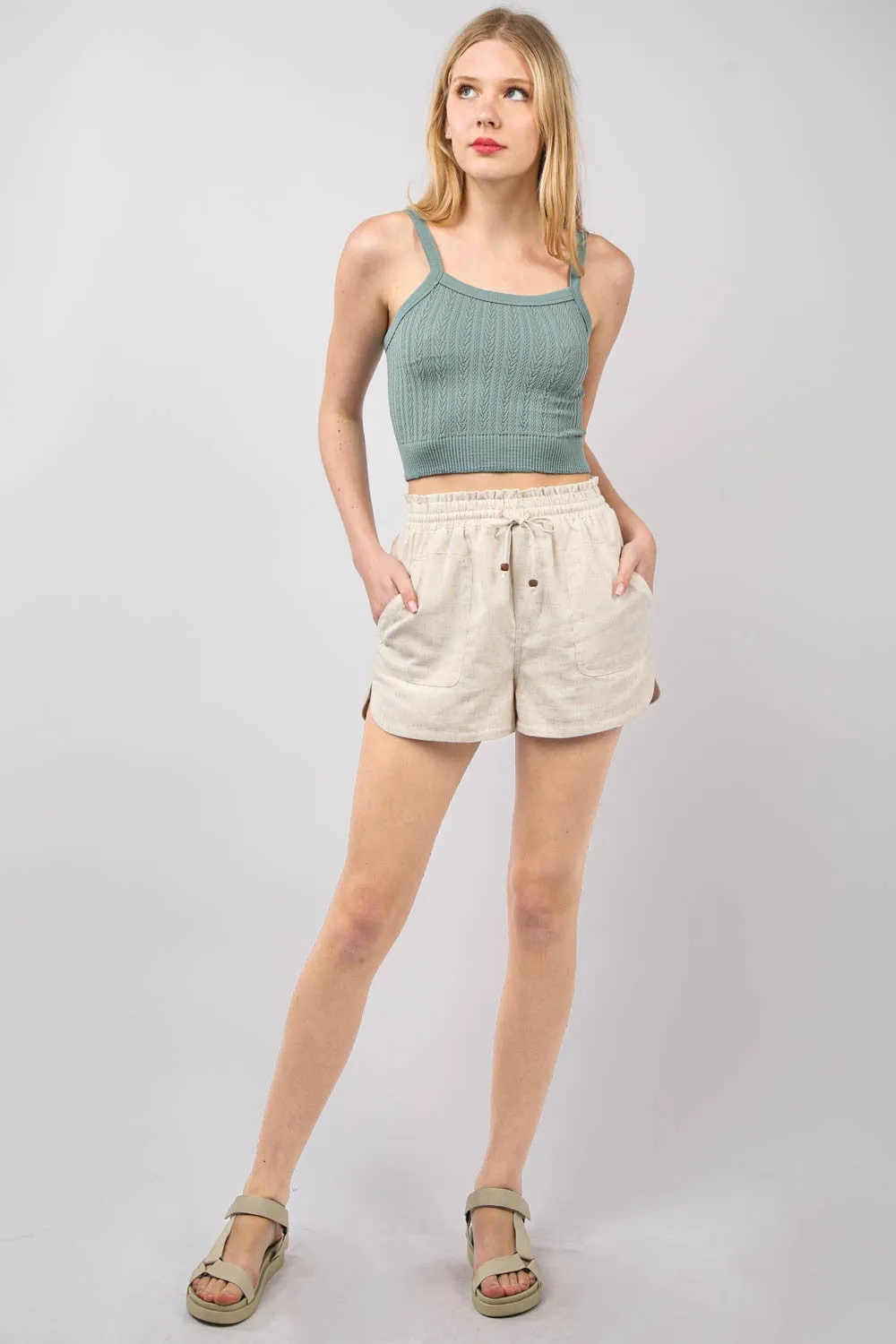 Eco Cotton-Linen Shorts – Cool Comfort, Everyday Style