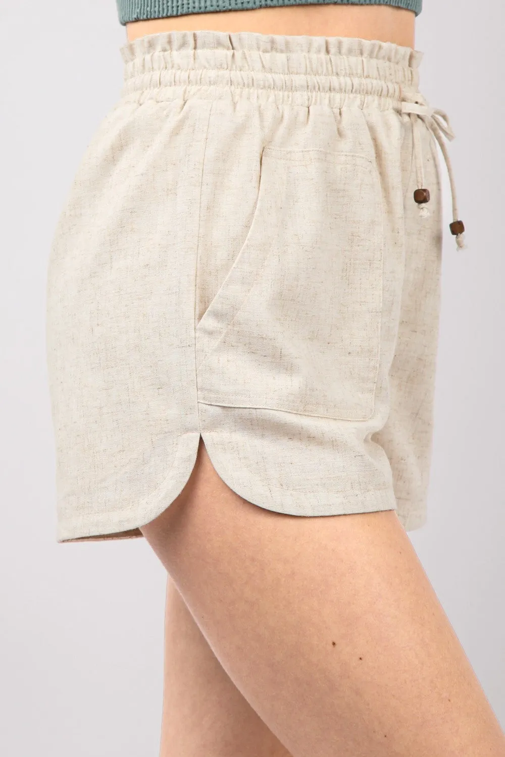 Eco Cotton-Linen Shorts – Cool Comfort, Everyday Style