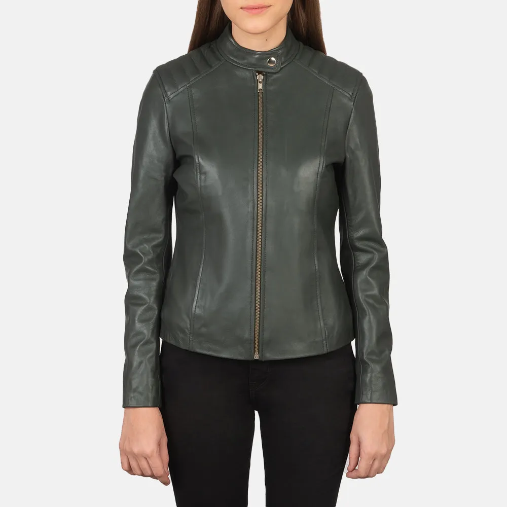 Elsie Leather Biker Jacket