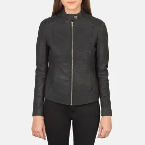 Elsie Leather Biker Jacket