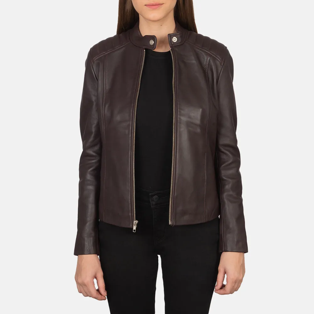 Elsie Leather Biker Jacket