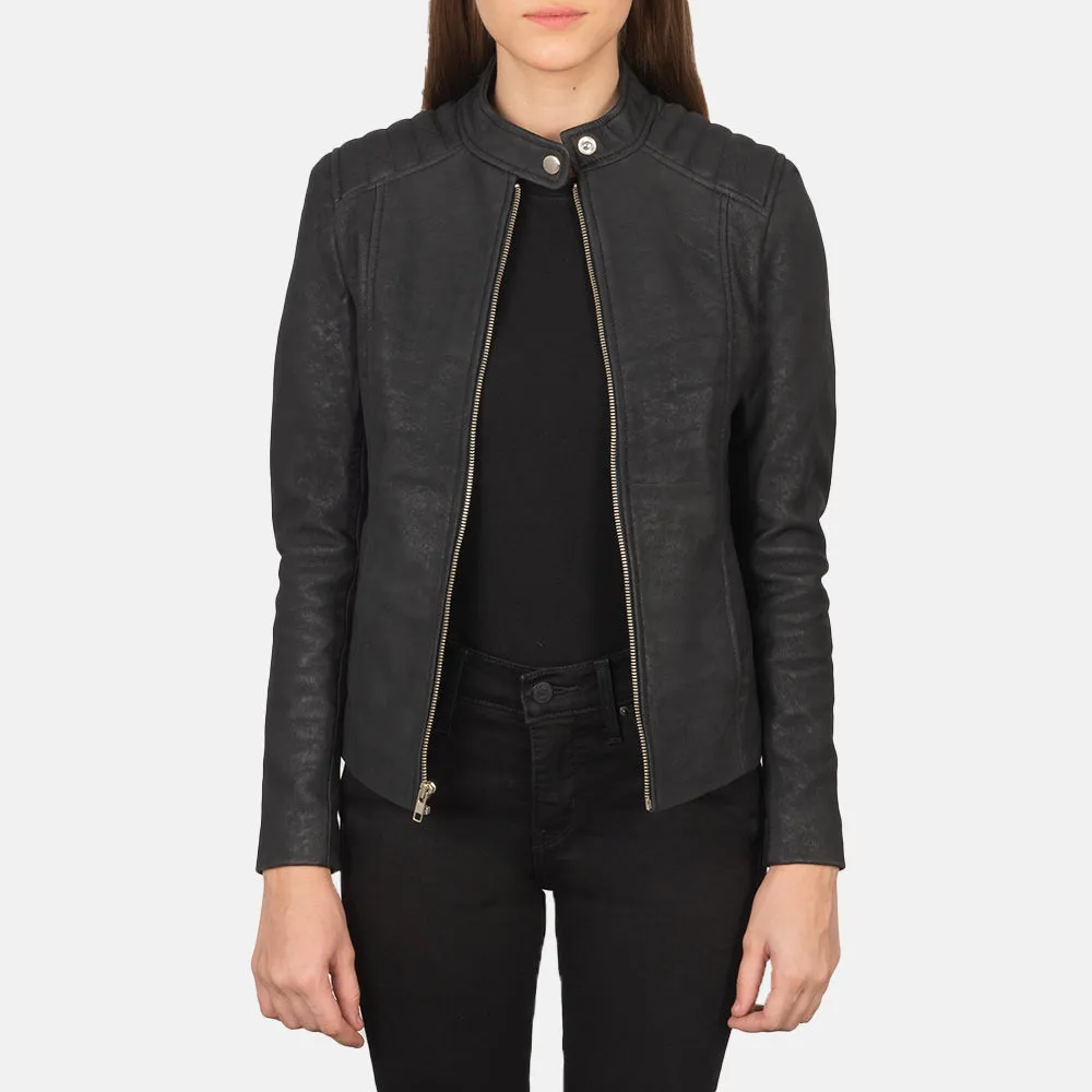 Elsie Leather Biker Jacket