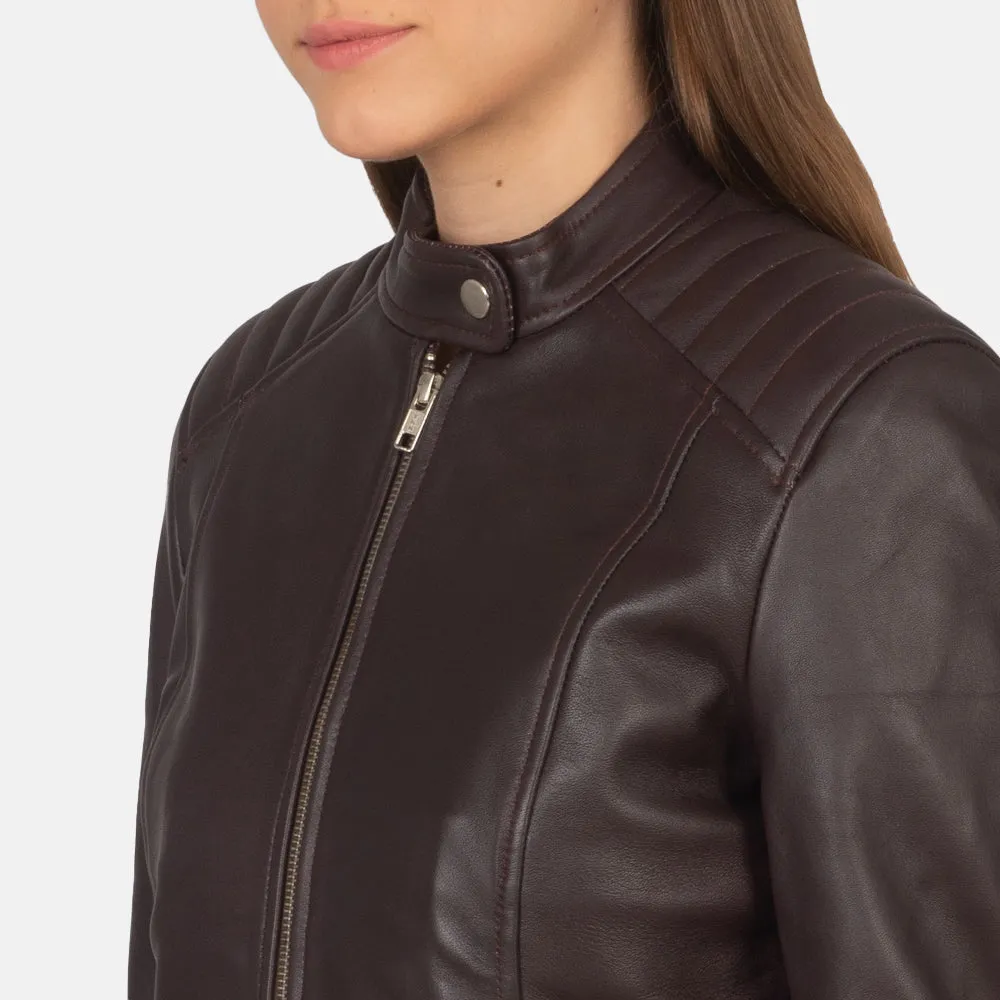 Elsie Leather Biker Jacket