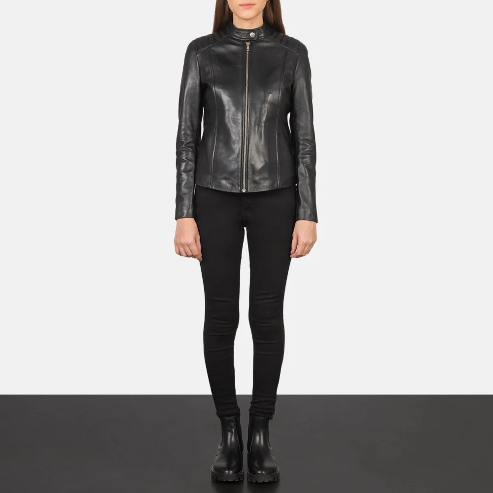 Elsie Leather Biker Jacket