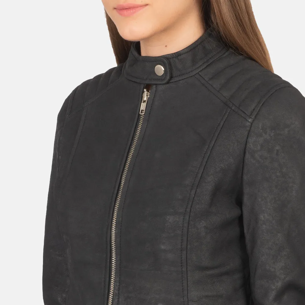 Elsie Leather Biker Jacket