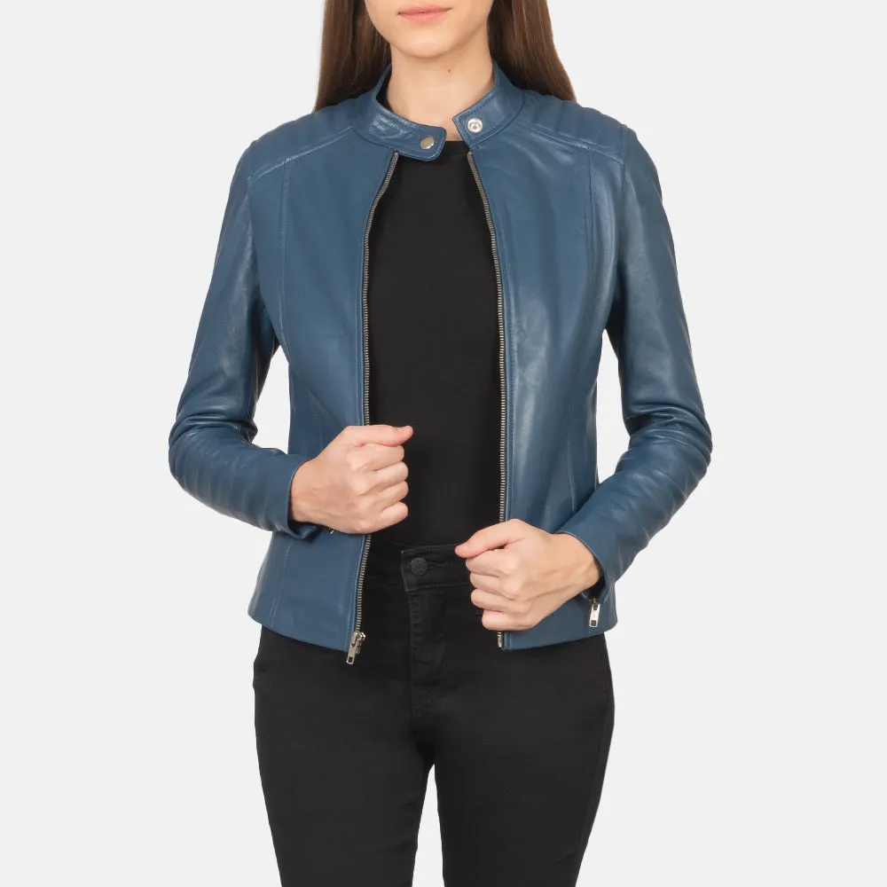 Elsie Leather Biker Jacket