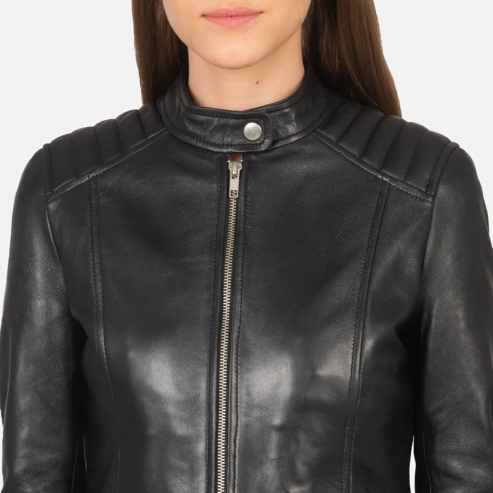 Elsie Leather Biker Jacket