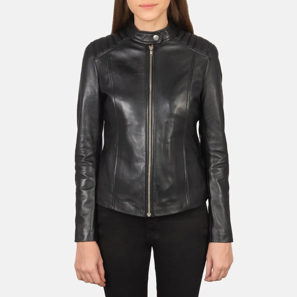 Elsie Leather Biker Jacket