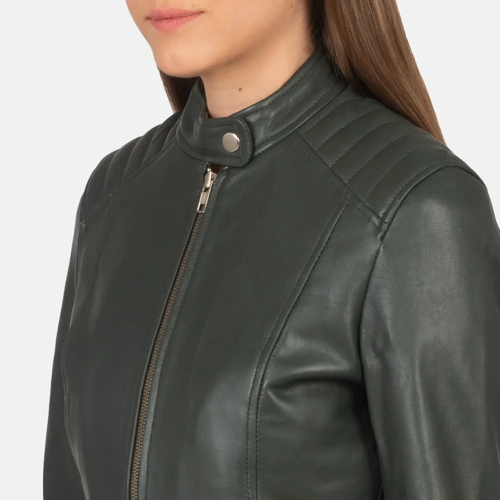 Elsie Leather Biker Jacket