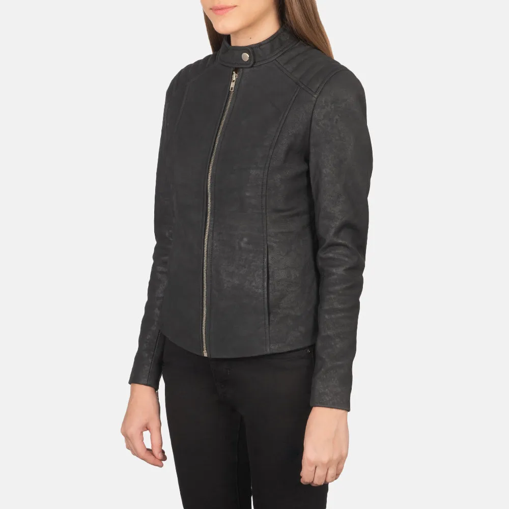 Elsie Leather Biker Jacket