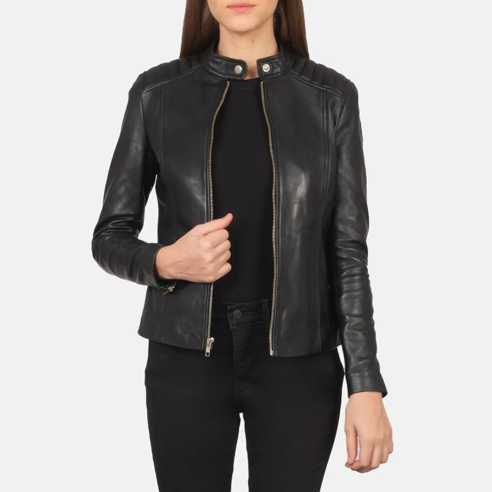 Elsie Leather Biker Jacket