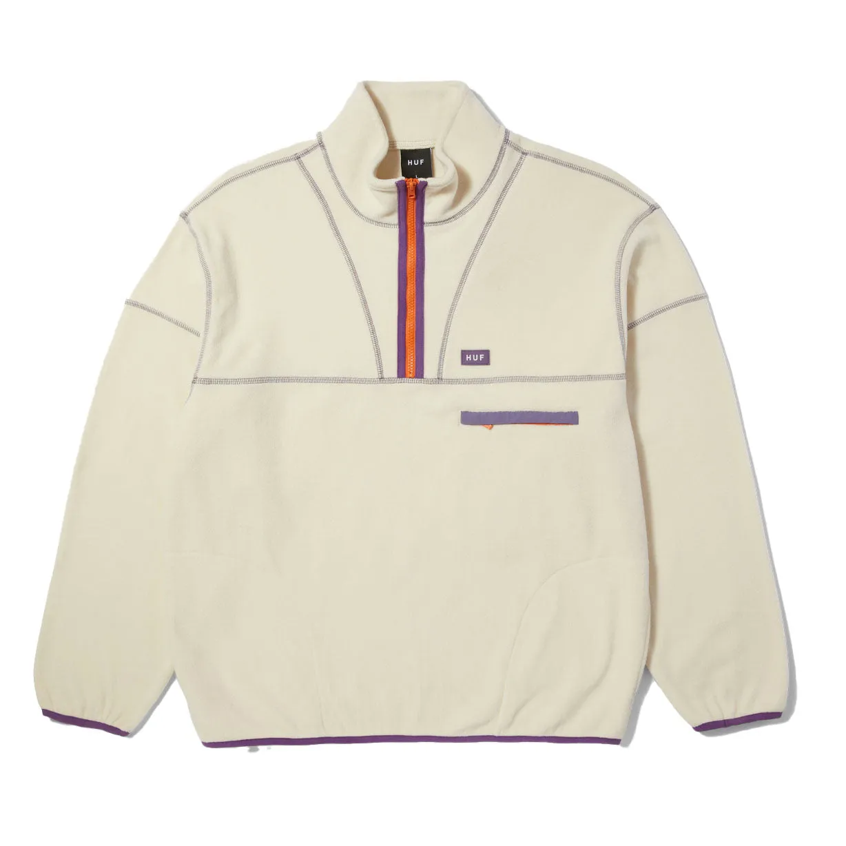 ELYSIAN QUARTER ZIP FLEECE - BONE