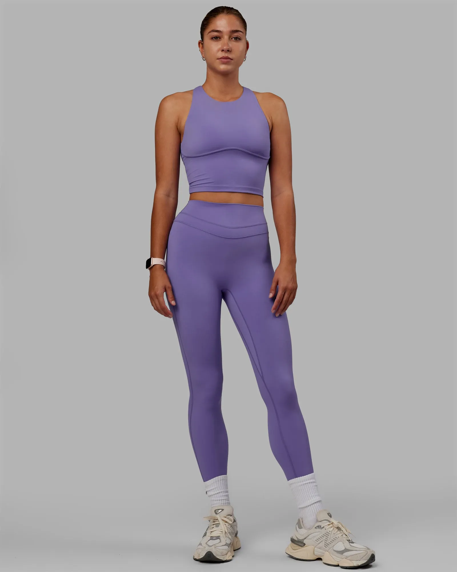 Enhance Shelf Bra Tank - Dahlia Purple