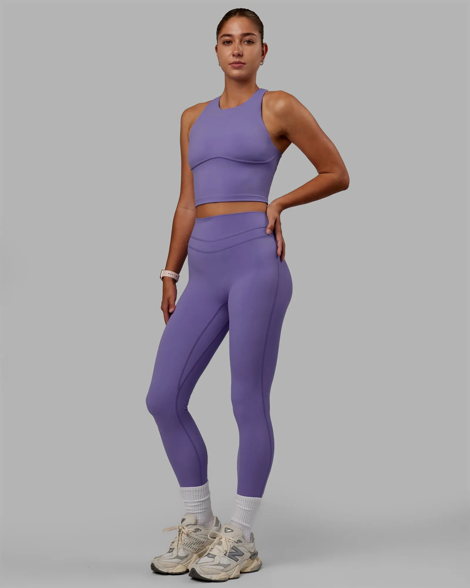 Enhance Shelf Bra Tank - Dahlia Purple