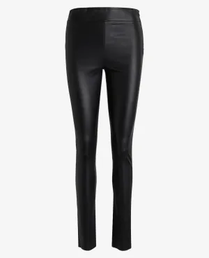 ESSENTIAL LEATHER STRETCH TROUSERS