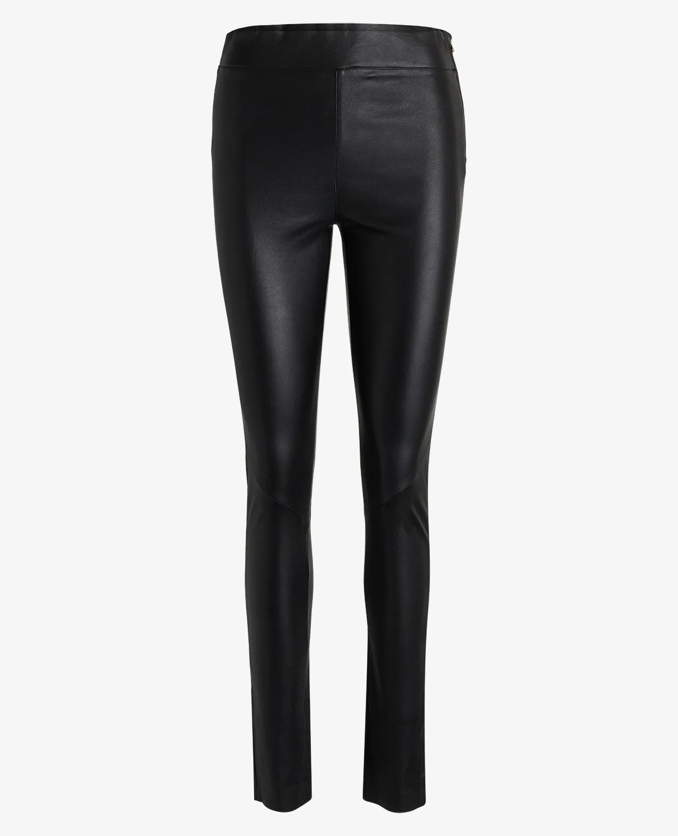 ESSENTIAL LEATHER STRETCH TROUSERS