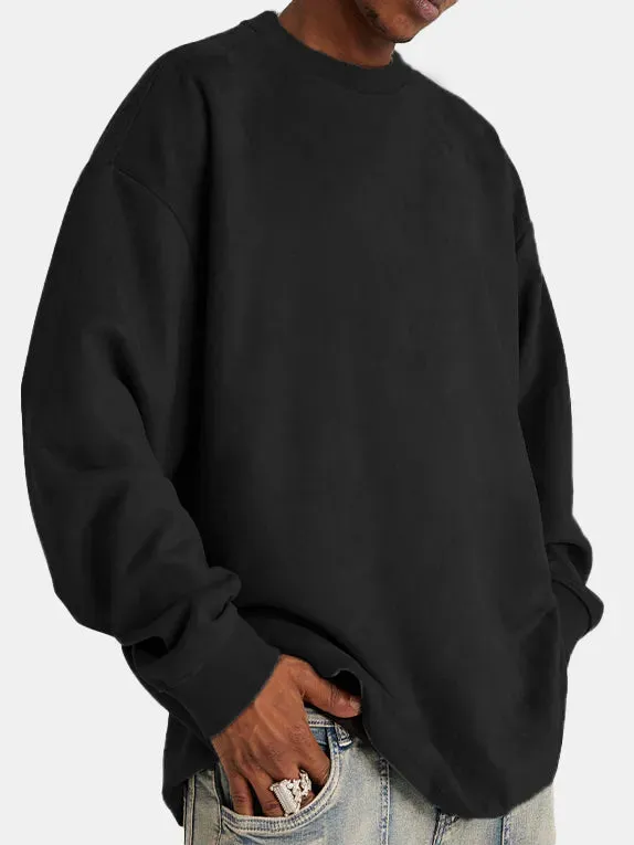 Ethan Wildleder-Pullover von WOLFFMODE mit Rundhals