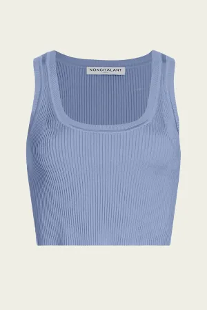 Eve Crop Top in Blue