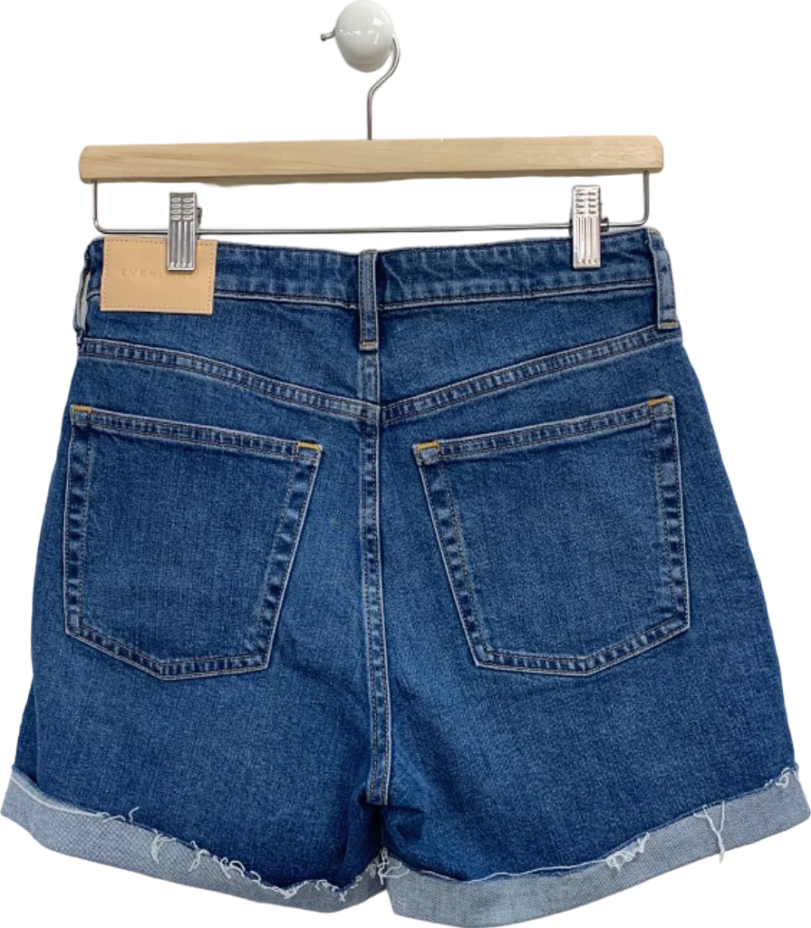 Everlane Blue Denim Cut-off Shorts W 27