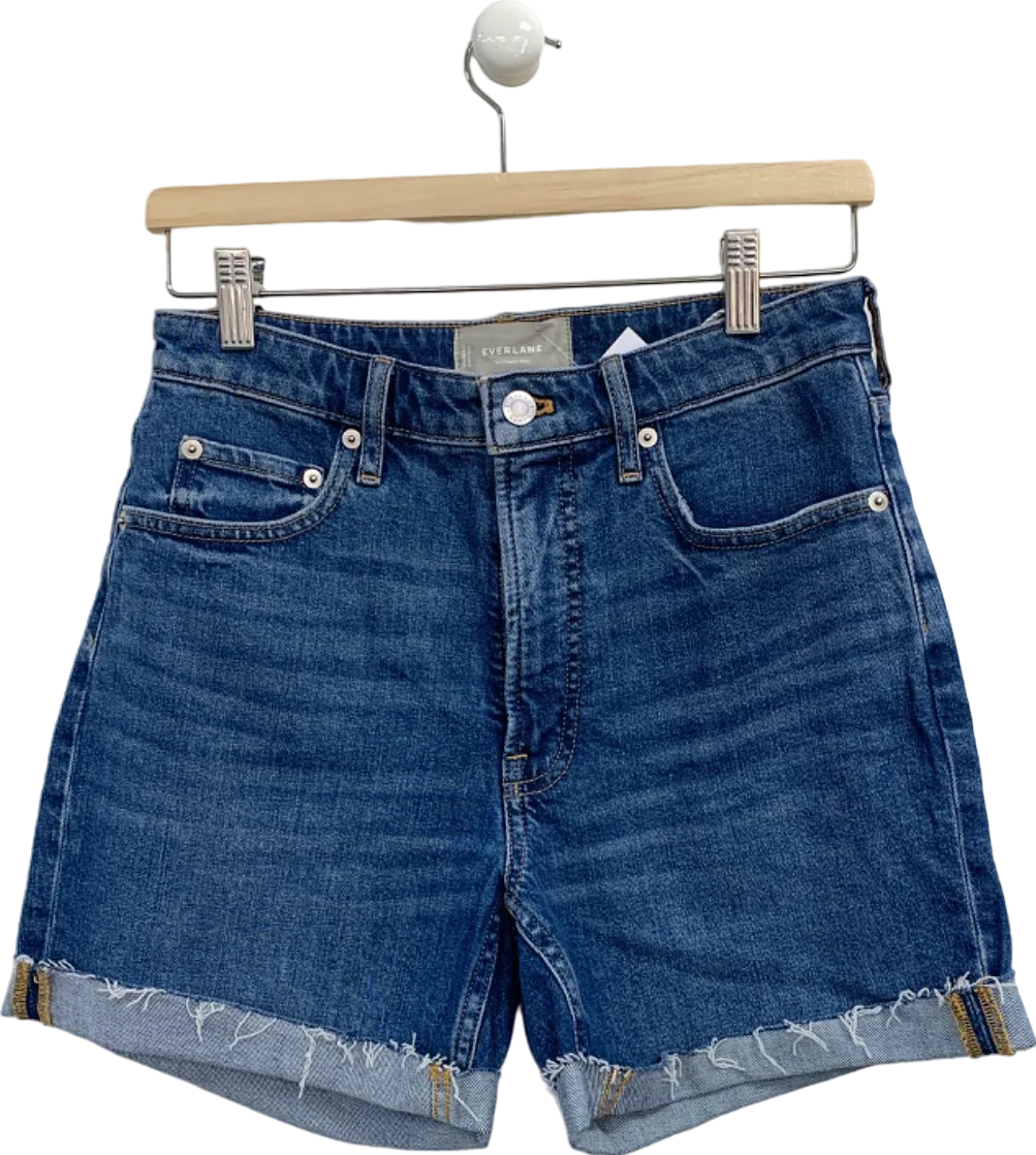 Everlane Blue Denim Cut-off Shorts W 27