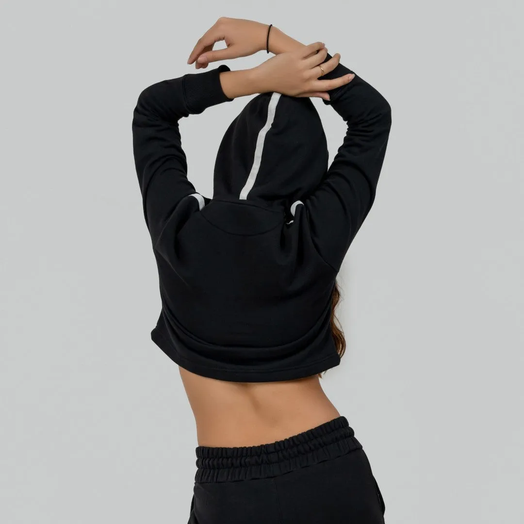 Evolution Crop Top - Black