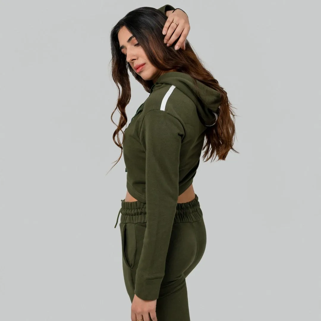 Evolution Crop Top - Olive