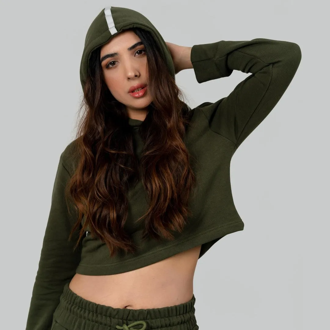 Evolution Crop Top - Olive