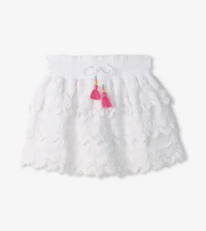 Eyelet Hearts Skort