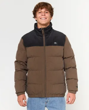 FADE OUT CORD PUFFER JACKET