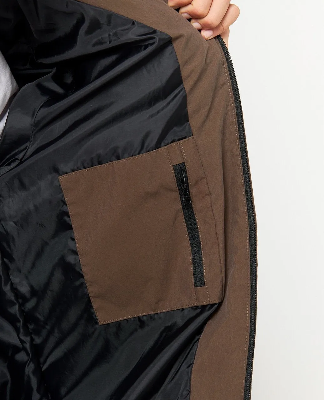 FADE OUT CORD PUFFER JACKET