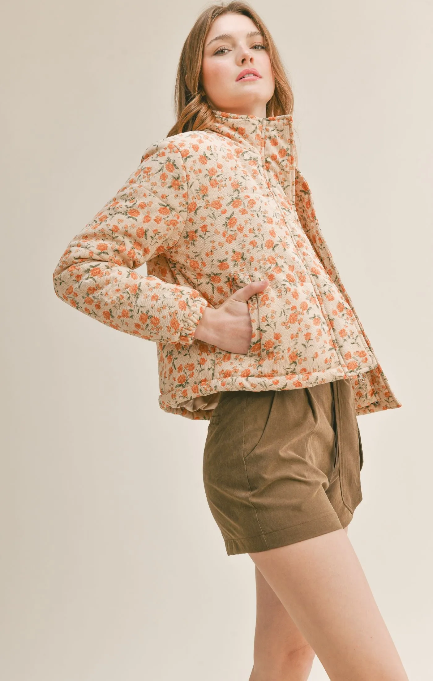 Fall Bloom Puffer Jacket