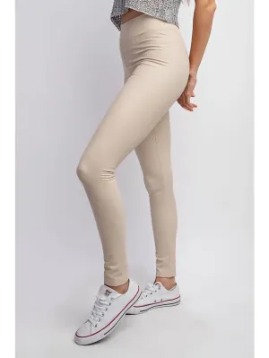 Faux Leather High Waisted Leggings