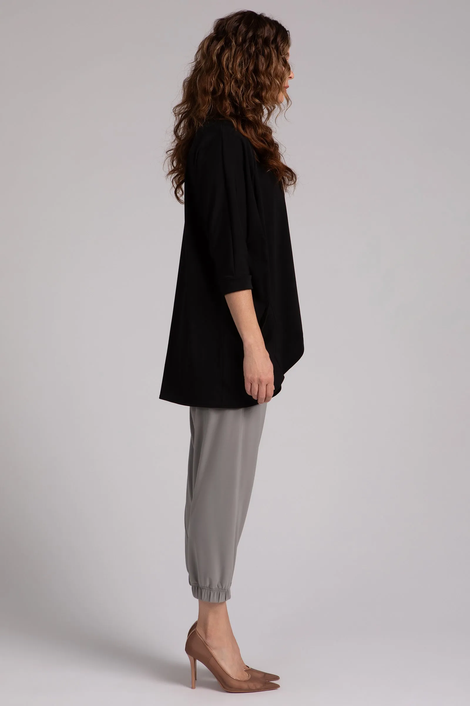 Fleece Back Jersey Matrix Cardigan