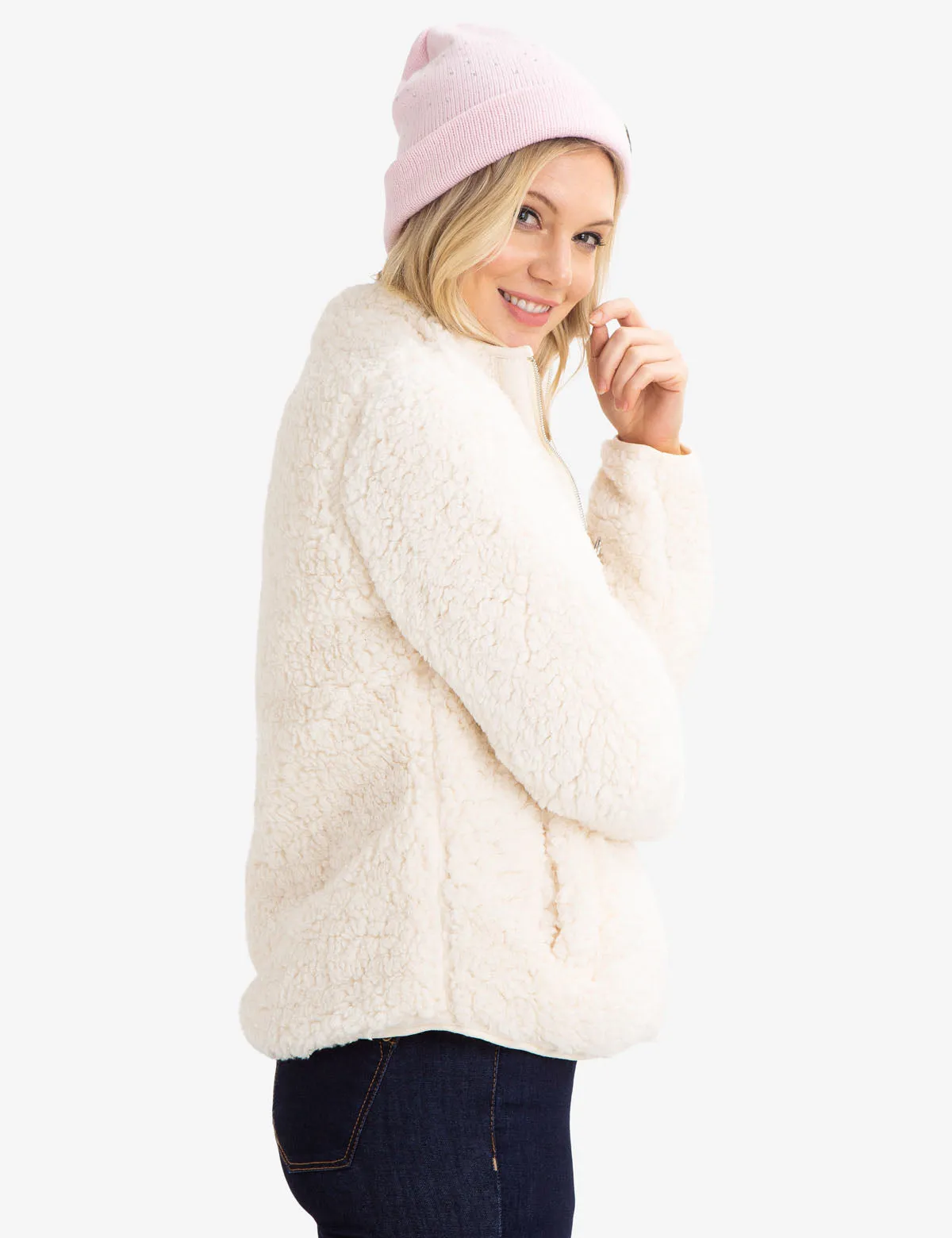 FLEECE ZIP UP JACKET