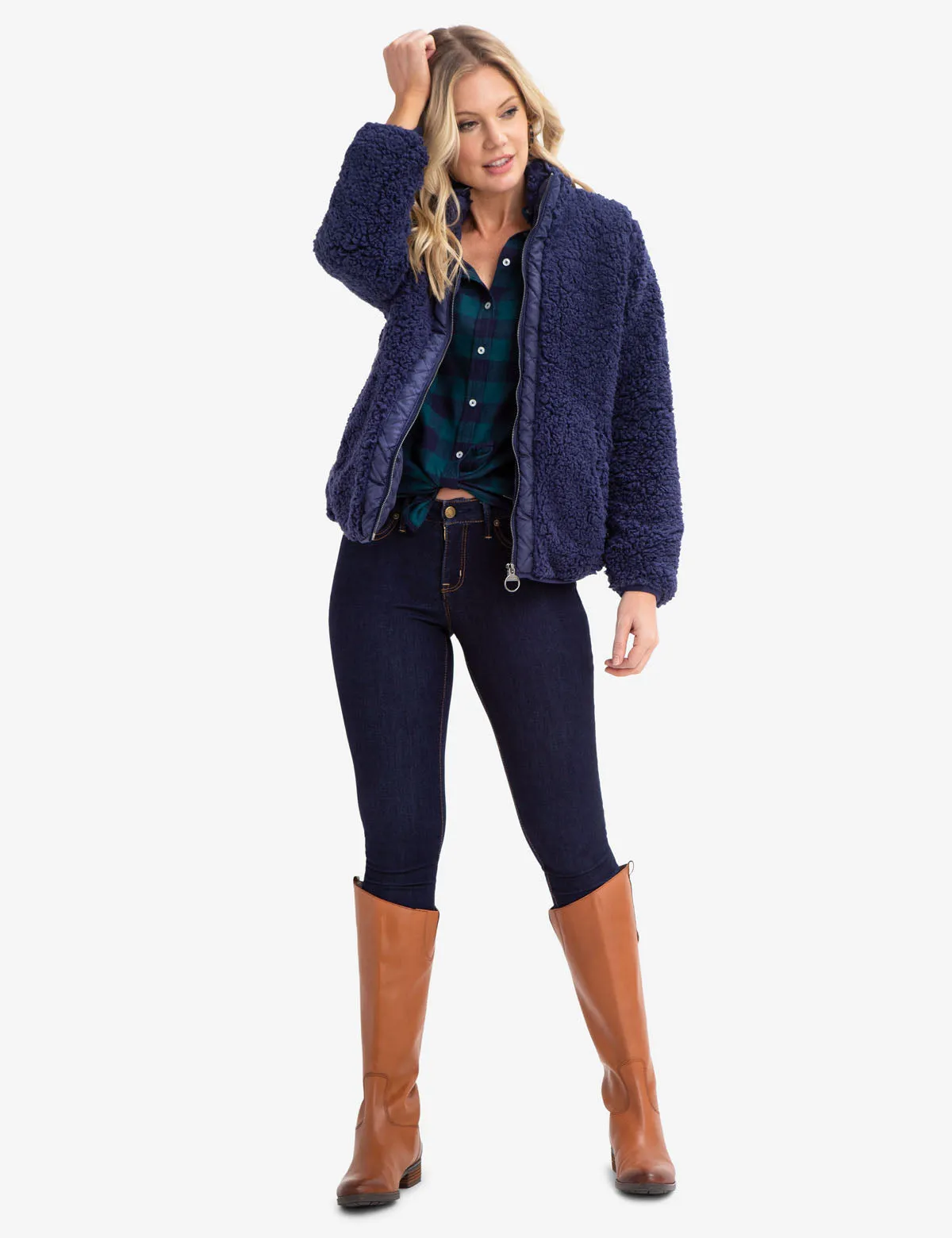 FLEECE ZIP UP JACKET