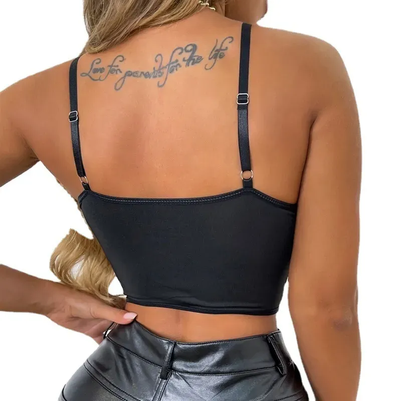 Flirtatious Fantasy Lace Bustier Crop Top