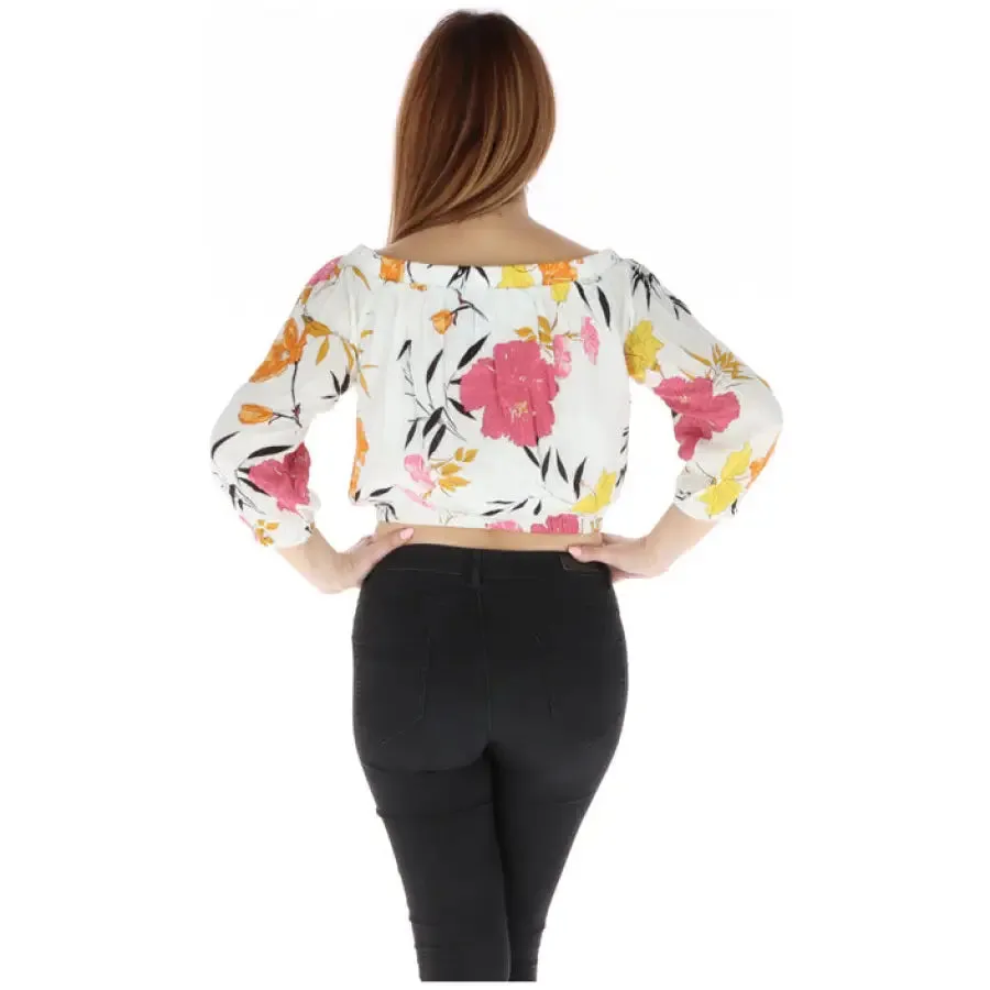 Floral Off The Shoulder Crop Top