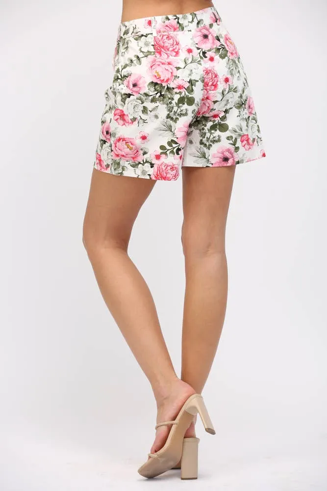 FLORAL PRINT SHORTS