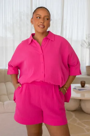 Florence Shorts | Flamingo | FINAL SALE