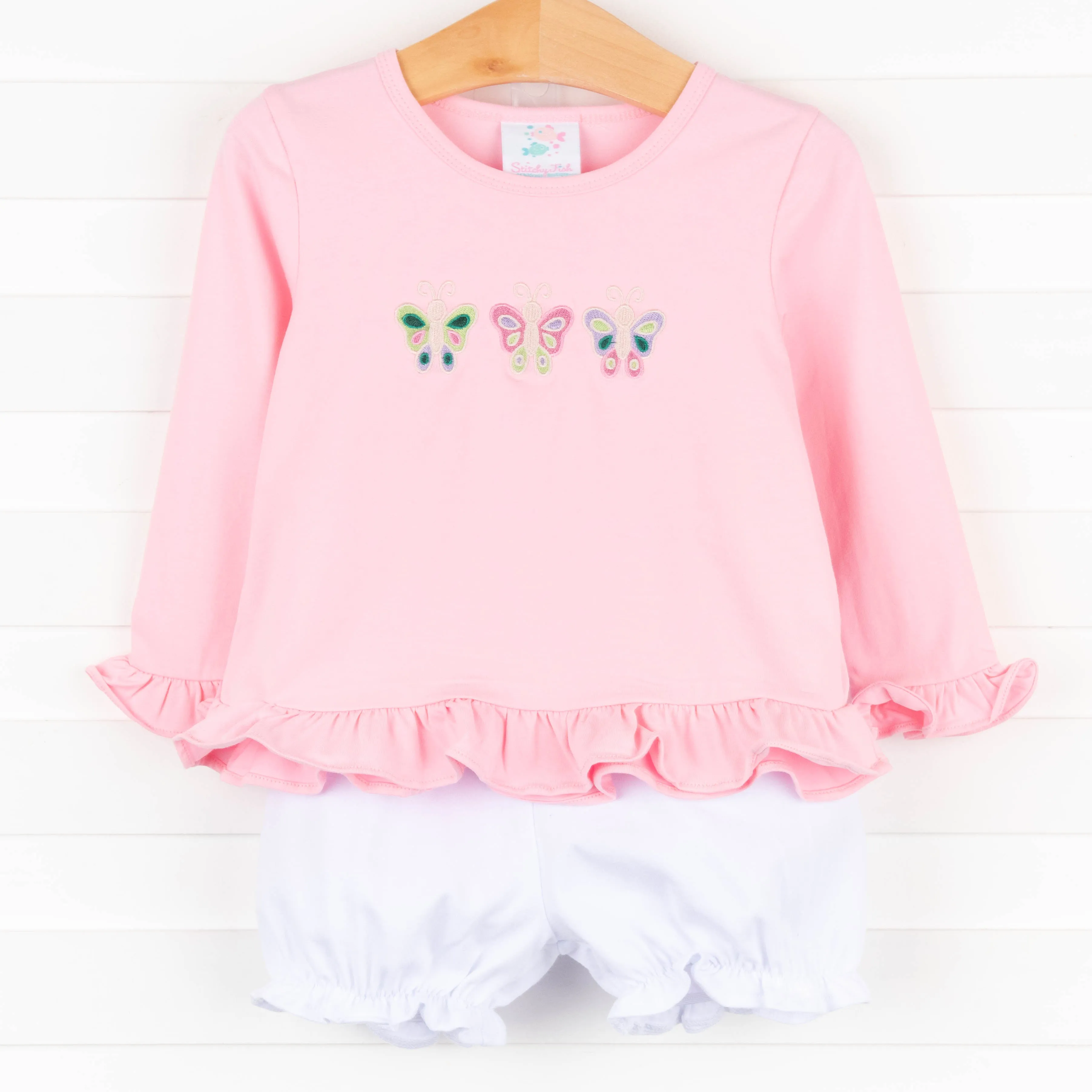 Flutter Friends Bloomer Set, Pink