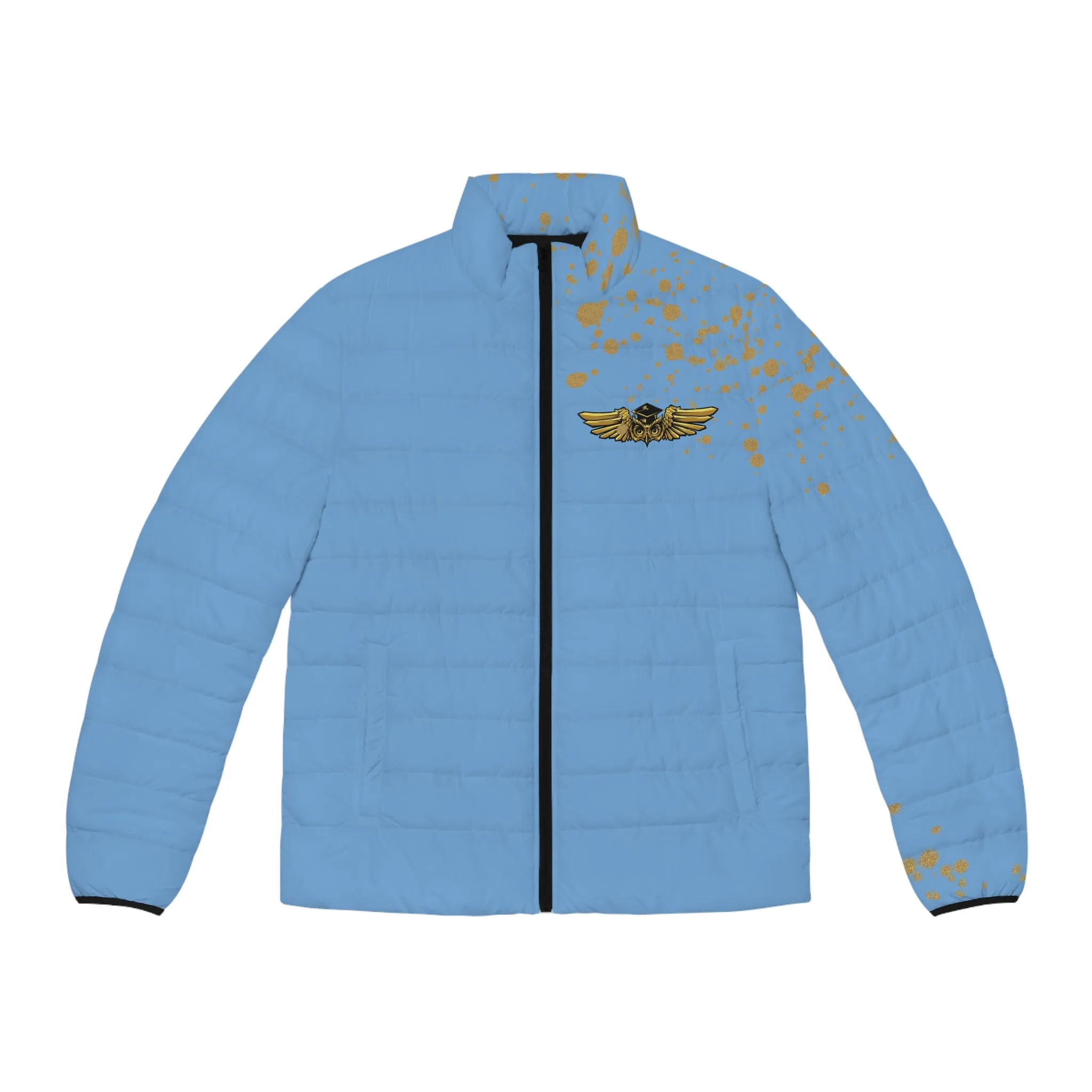 FLY AVIATOR PUFFER JACKET (SKYBLUE)