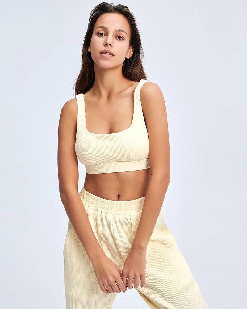 FOURBASIX Signature Ribbed Crop