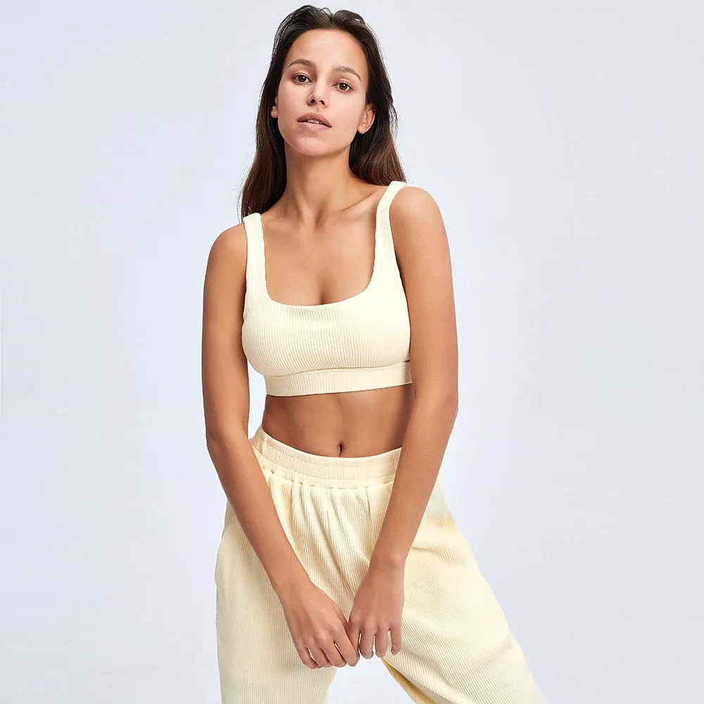 FOURBASIX Signature Ribbed Crop