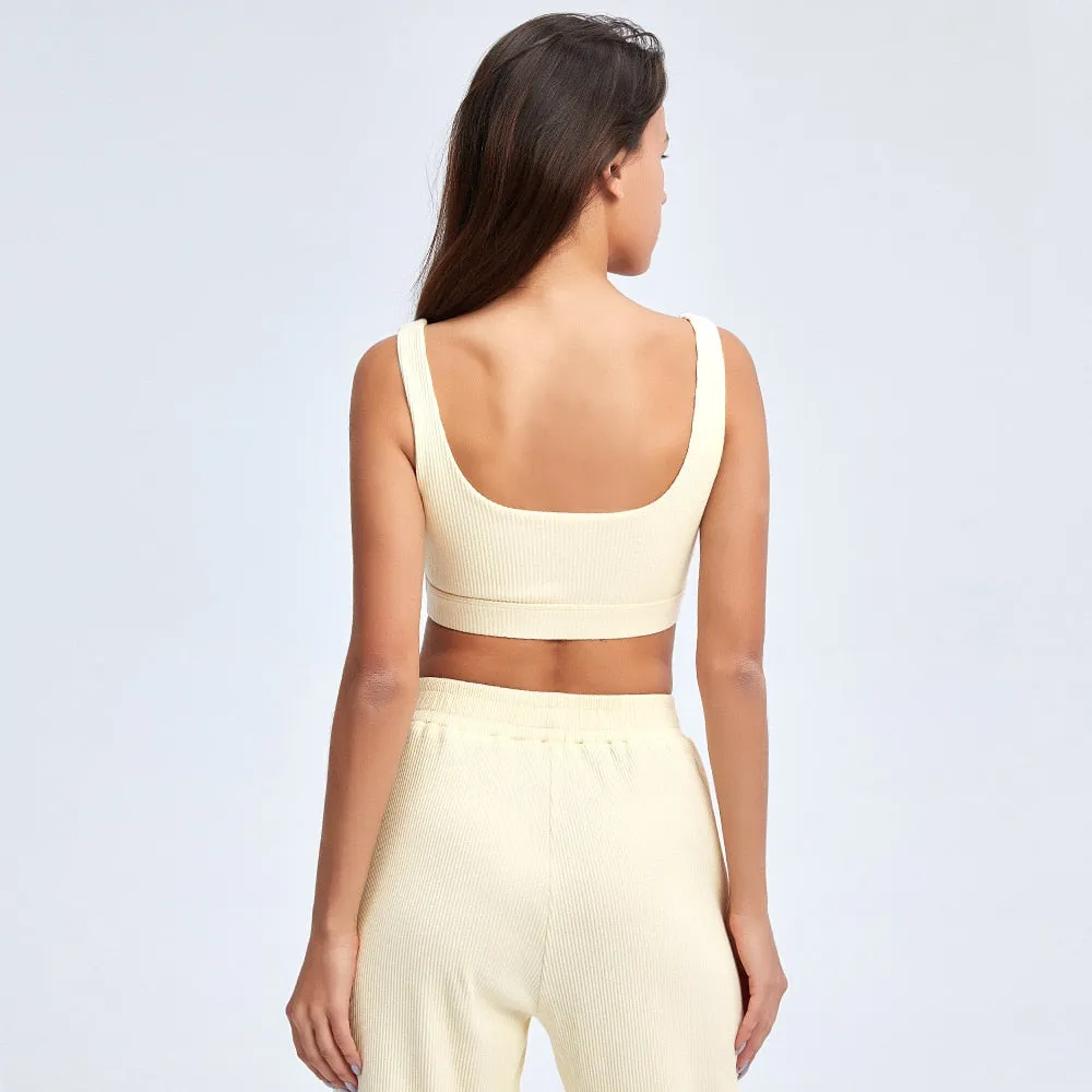 FOURBASIX Signature Ribbed Crop
