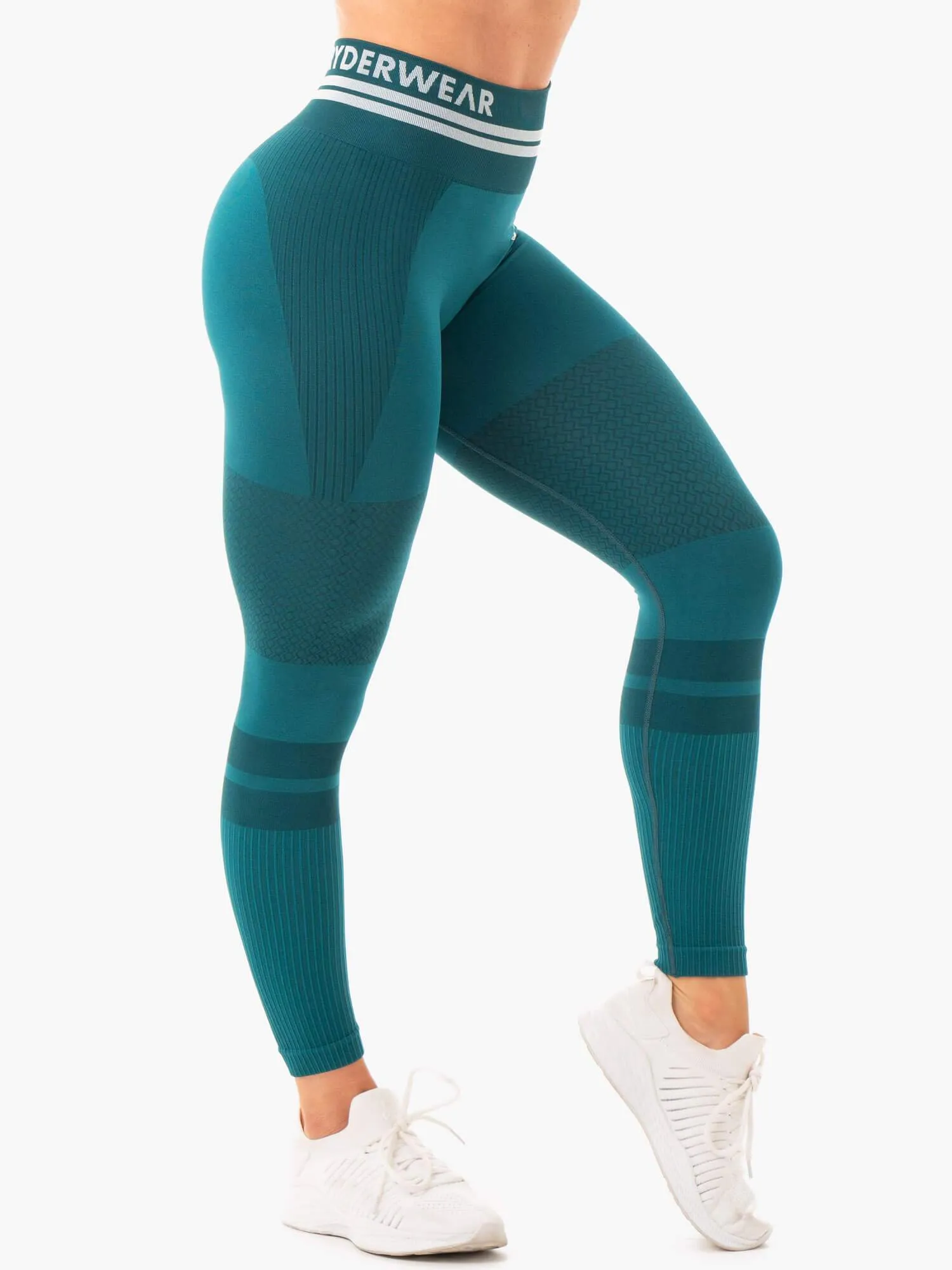 Freestyle Seamless High Waisted Leggings - Emerald Green