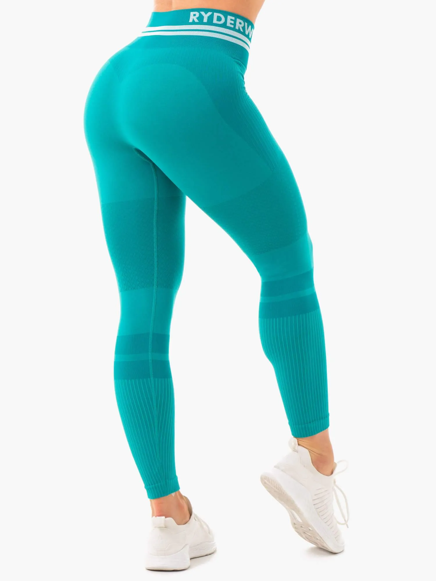 Freestyle Seamless High Waisted Leggings - Teal