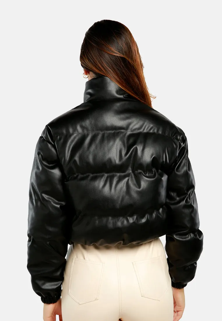 Full Sleeve Turtleneck Puffer Jacket
