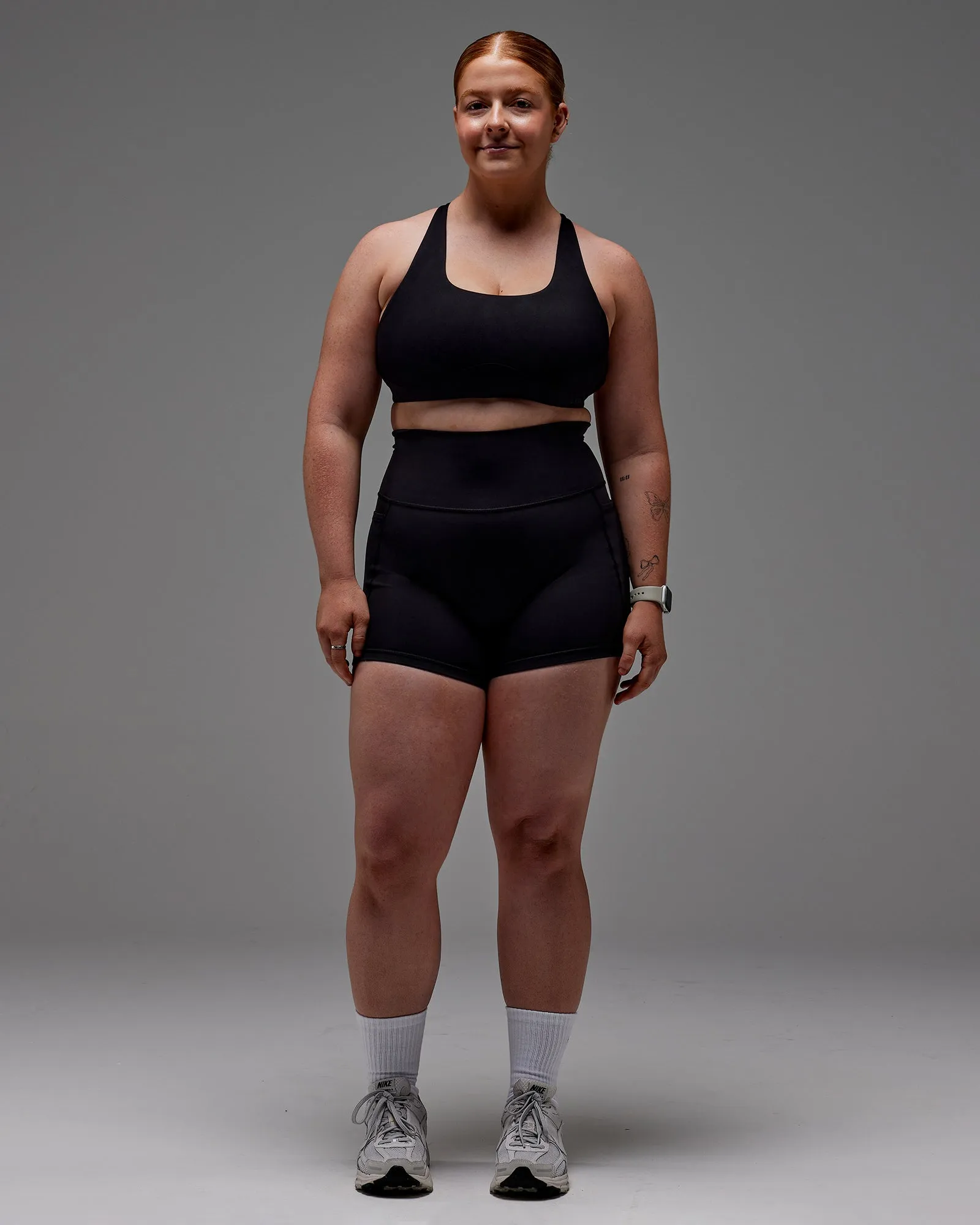 Fusion X-Short Tight With Pockets - Black